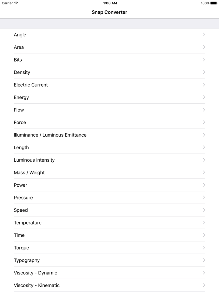 Snap Converter - Convert Units Free