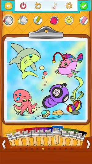 fish coloring pages on the app store screenshots