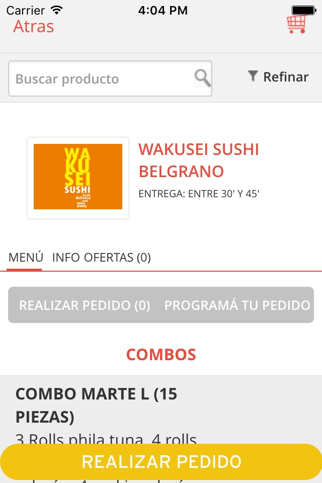 Wakusei Sushi screenshot 2