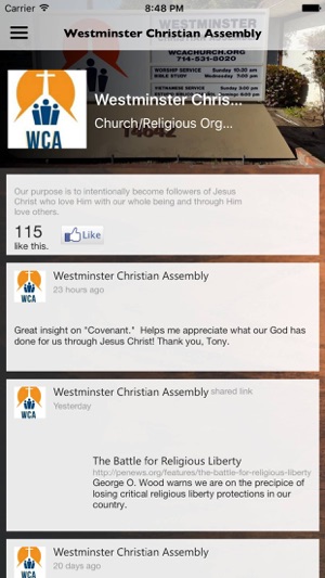 WCA Church(圖1)-速報App