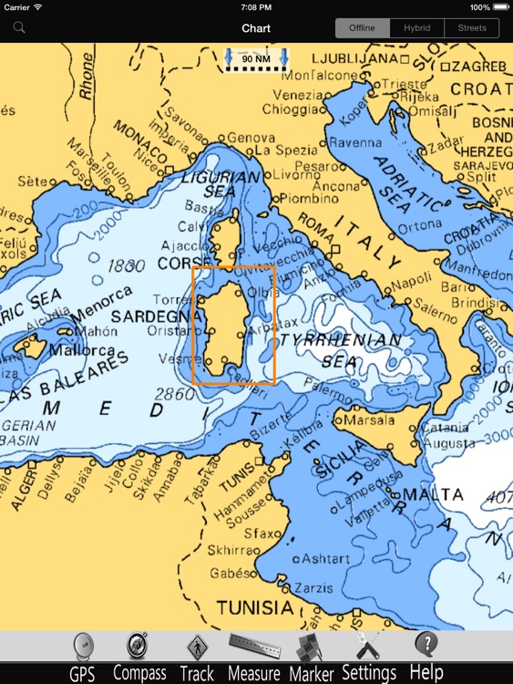 Sardinia Nautical Charts Pro screenshot-4