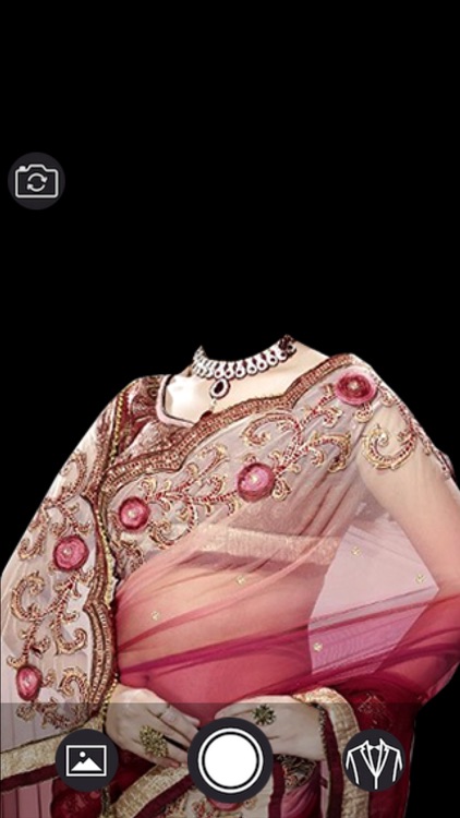 Bollywood Stylish Saree -Latest and new photo montage with own photo or camera screenshot-3