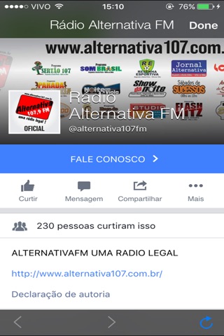 RADIO ALTERNATIVA FM - ARAGUARI screenshot 3