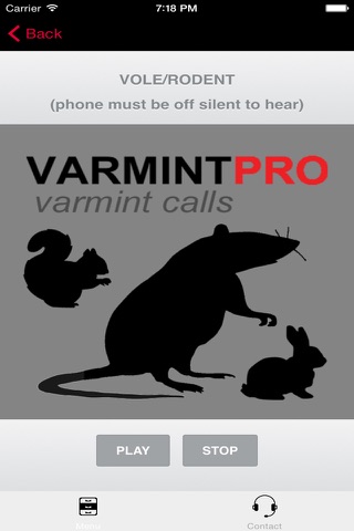 Varmint Calls for Predator Hunting Bluetooth Ad Free screenshot 2