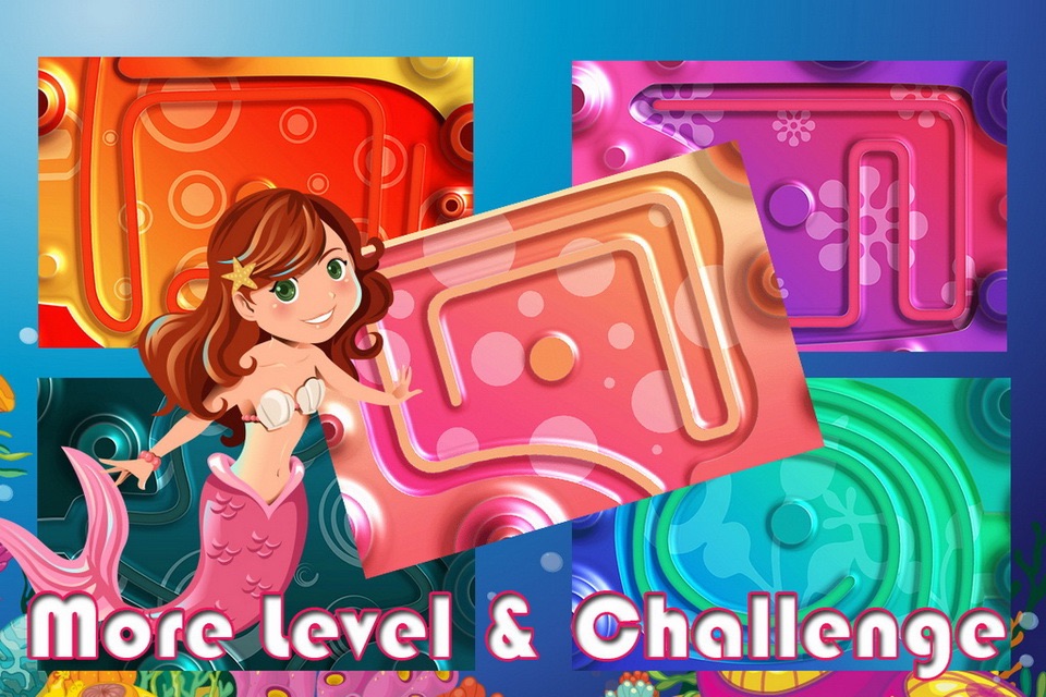 Little Mermaid Marble Blast - New cool game for bubbles ball shooter 2016 screenshot 2