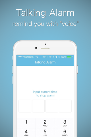 Talking Alarm Clock -free app with speech voice screenshot 2