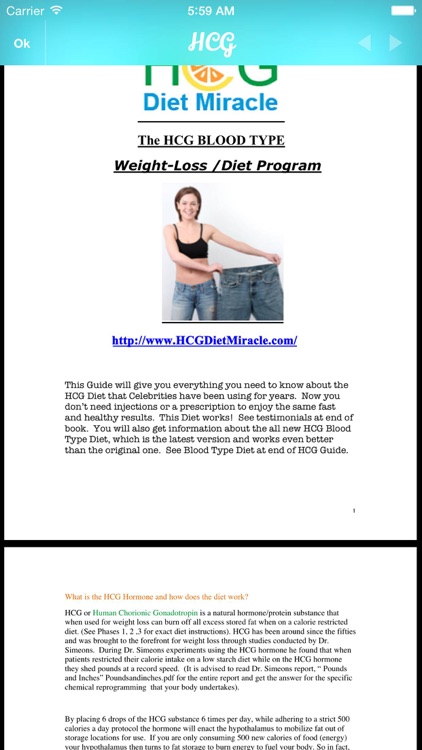 HCG Diet Miracle Customized For Your  Blood Type with Hypnosis