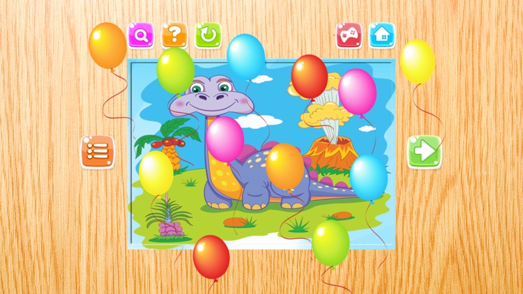 Dino Puzzle Games Free - Dinosaur Jigsaw Puzzles for Kids and Toddler - Preschool Learning Games screenshot-4