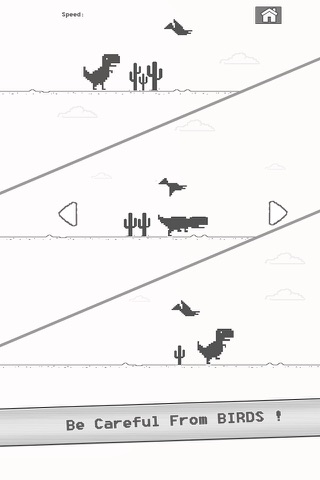 T-Rex Steve Widget Web Game - The offline Dinosaur in internet Browse screenshot 2