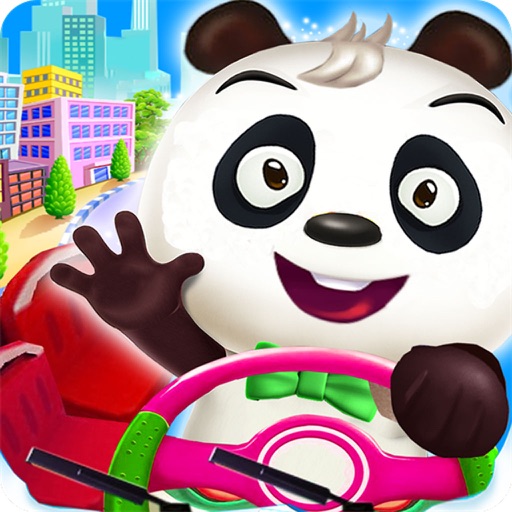 Mr. Panda Fun Run - Hungry Bamboo Jungle Feed Him Fat Saga Hill Climb Racing icon