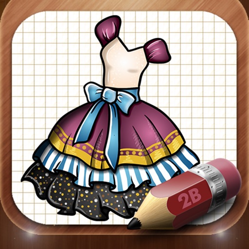 Easy Draw Dresses For Princess iOS App