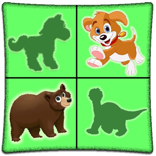 Animals match fun game for Preschool, Toddler kids & Adults iOS App