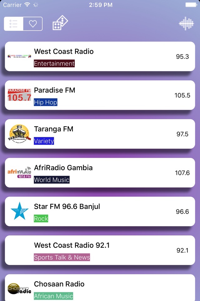 Gambia Radio FM - AM screenshot 2
