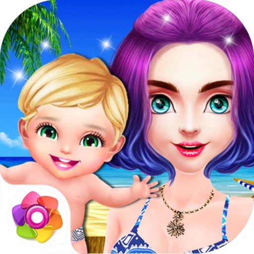 Beach Beauty's Summer Record - Mommy Pregnancy Diary/Lovely Infant Castle Icon