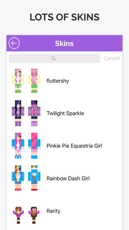 Sweet Pony Skins for Mineraft PE Free screenshot-3