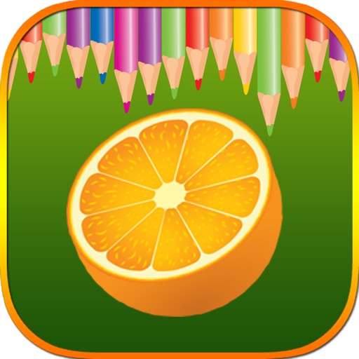 Chase of fruitpop farm coloring book for babies iOS App