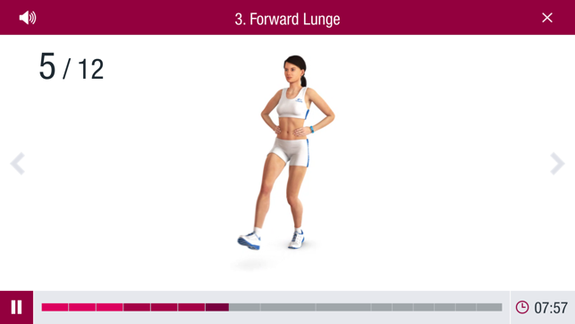 Runtastic Butt Trainer Workout Screenshot