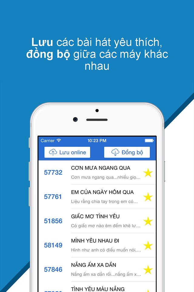 Karaoke Mobile - Tìm mã số bài hát 5, 6 số karaoke Arirang, MusicCore screenshot 4