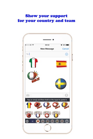 EuroMoji - Euro 2016 Emoji Sticker Keyboard screenshot 2