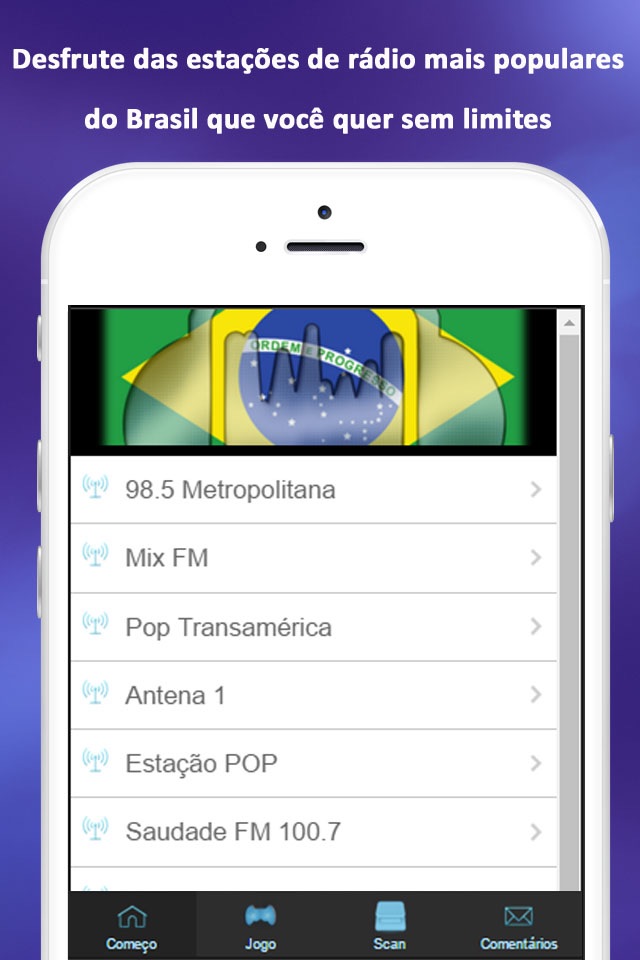 'A Rádio Brasil - Melhores Radios AM, FM Online ao Vivo e Grátis screenshot 2