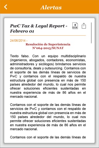 PwC Tax Perú. screenshot 3