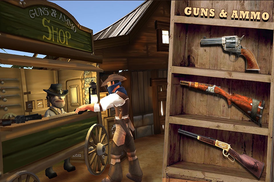 Wild-West Cowboy Real Shooting Game 3D screenshot 3