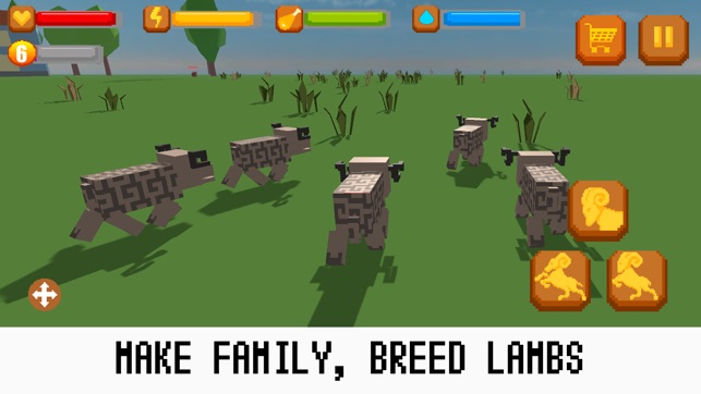 Pixel Wildlife: Sheep Survival Simulator Free(圖5)-速報App