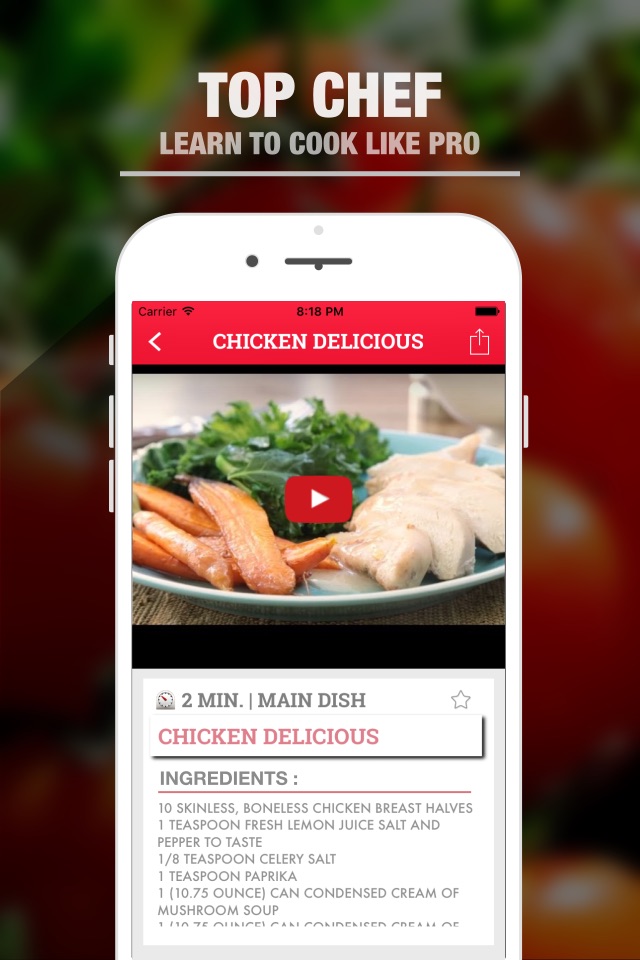 Video Recipes - Learn to cook like a top chef screenshot 4