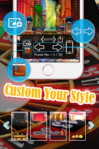 Frame Lock Overlays Casino Las Vegas Wallpapers screenshot 2