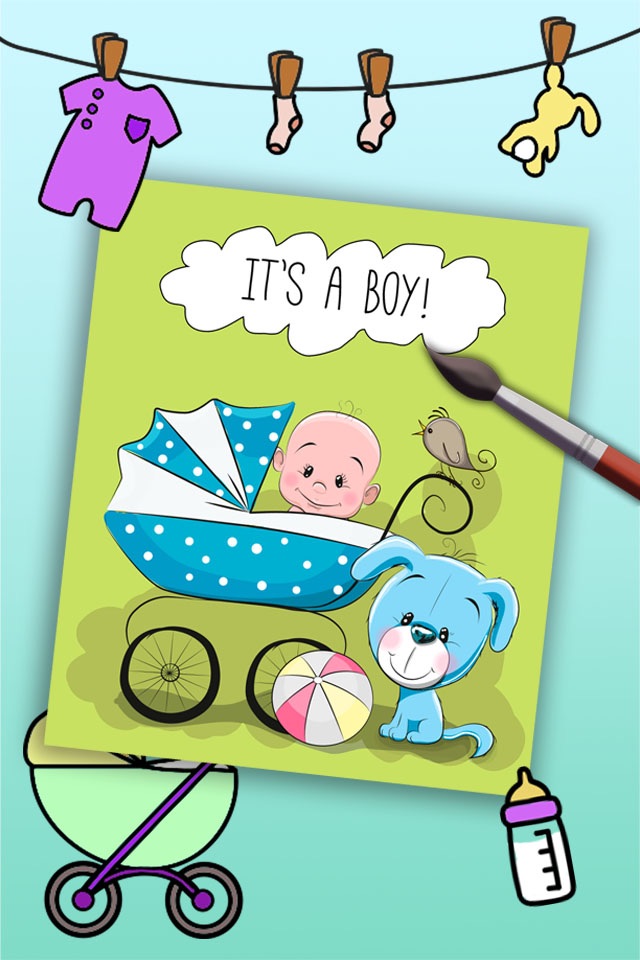 Paint Baby's Coloring Book screenshot 2
