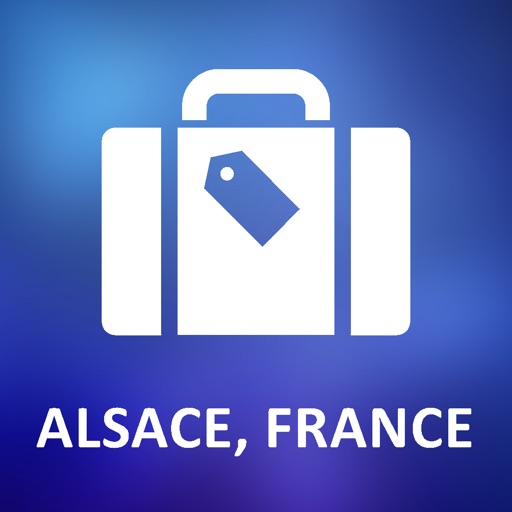 Alsace, France Offline Vector Map icon