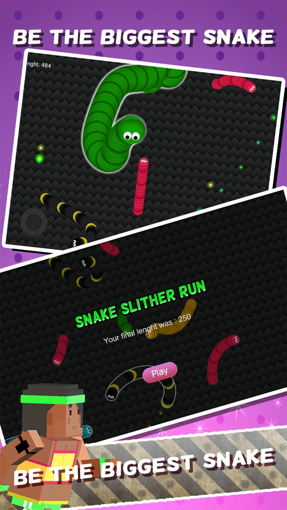 ヘビのゲームを実行する 空腹戦いワーム色ドットの皮を食べる Free Download App For Iphone Steprimo Com
