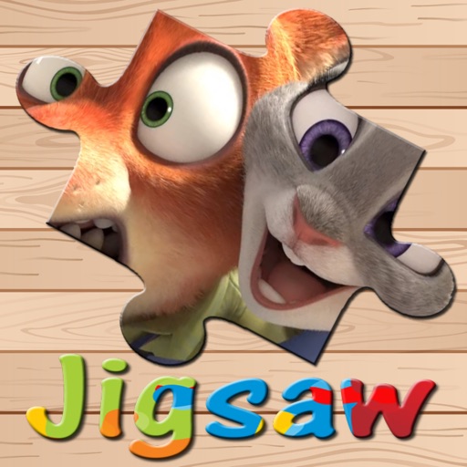 Cartoon Puzzle Jigsaw Puzzles Box for Judy Hopps and Nick Free - Kids Toddler and Preschool Learning iOS App