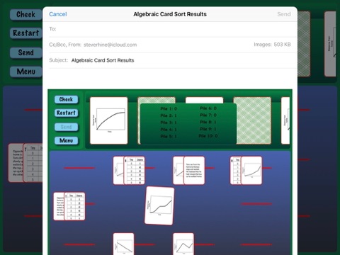 Algebra Card Sort screenshot 3