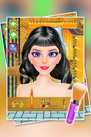 Egypt girl makeup - dressing game for beauty dolls screenshot 2