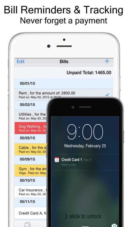 Expense Scout: Budget, Bill Reminders & Grocery Shopping List screenshot-3