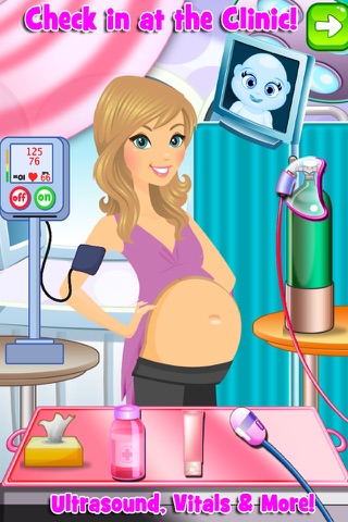 My Newborn Baby & Mommy - Kids Pregnancy Care & Maternity Games screenshot 2