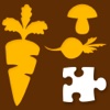 Food and Nature Jigsaw for kids : Solve puzzle and learn