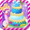 Design Mermaid Cake - Girls Makeup Dressup Makeover Games