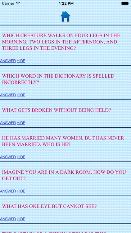 English Funny Riddles