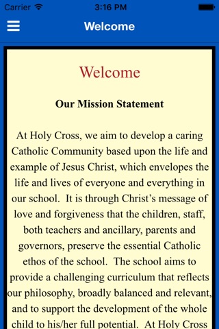 Holy Cross Primary CVA screenshot 2