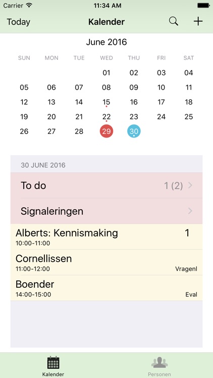 GGZ Kalender