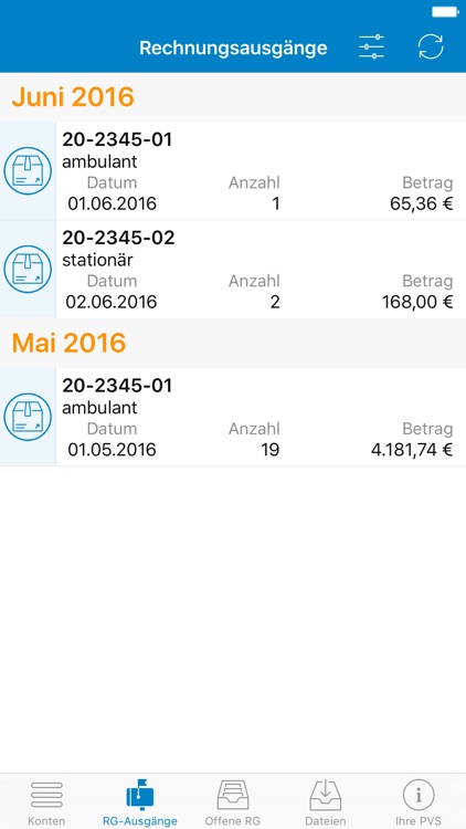 PVSmobil - Die Abrechnungsdaten in der Tasche