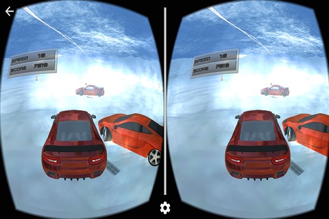 VR Real Snowy mountain Drifting game Pro screenshot 2