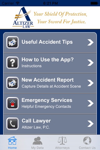 Altizer Law, P.C. Injury Help App screenshot 2