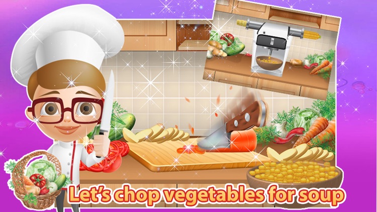 Corn Soup Maker – Bake delicious food in this cooking mania game