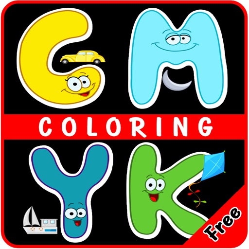 coloring book(A-Z) : Coloring Pages & Fun Educational Learning Games For Kids Free! icon