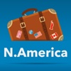 North America offline map and free travel guide