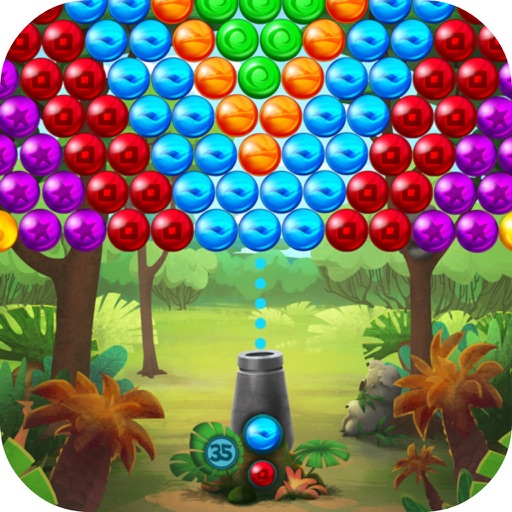 Blue Drop Bubble: Game Shooter Icon