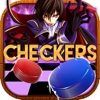 Checkers Boards Manga & Anime Pro - “ Code Geass Games with Friends Edition ”